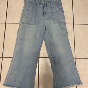Short wide leg Jeans